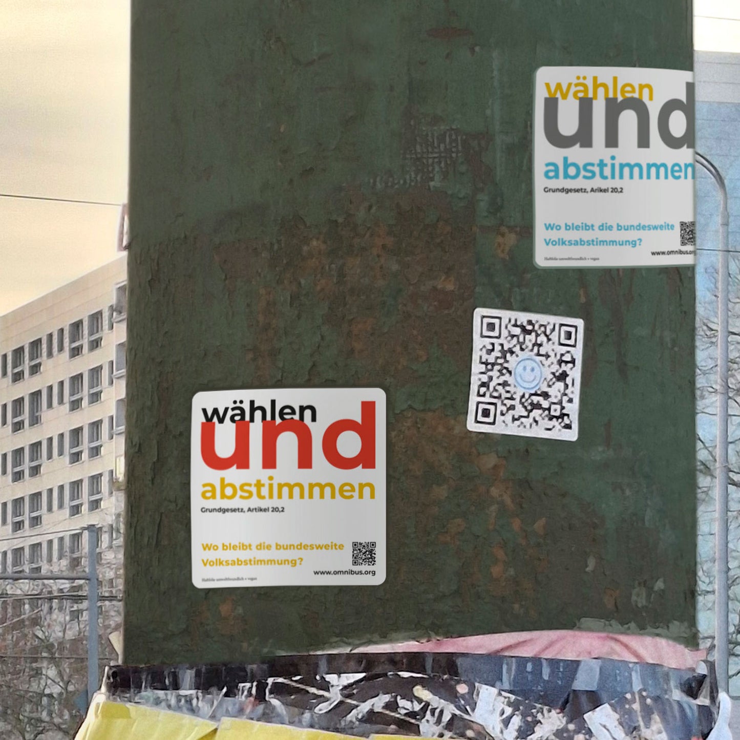 Sticker-Set "wählen und abstimmen"